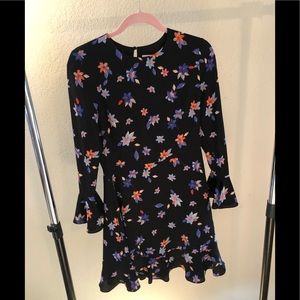 Black Floral Eliza J Dress